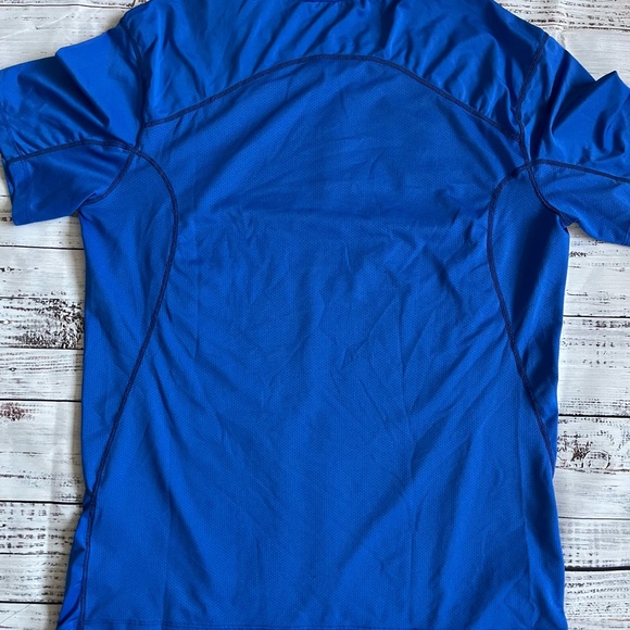 Nike Pro Combat Shirt fitted men’s Lg blue - Picture 3 of 7